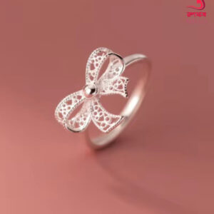 luxury-bow-design-adjustable-sterling-silver-ring-for-women