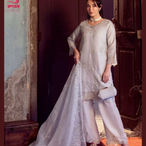 Premium Eid Special Embroidered  4-Piece Organza  Pakistani Dress Set Gulrukh by Guzel
