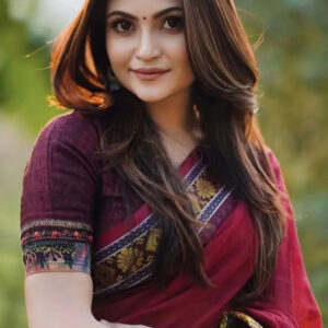 Aarong Quality Cotton Saree with Golden Zari Work